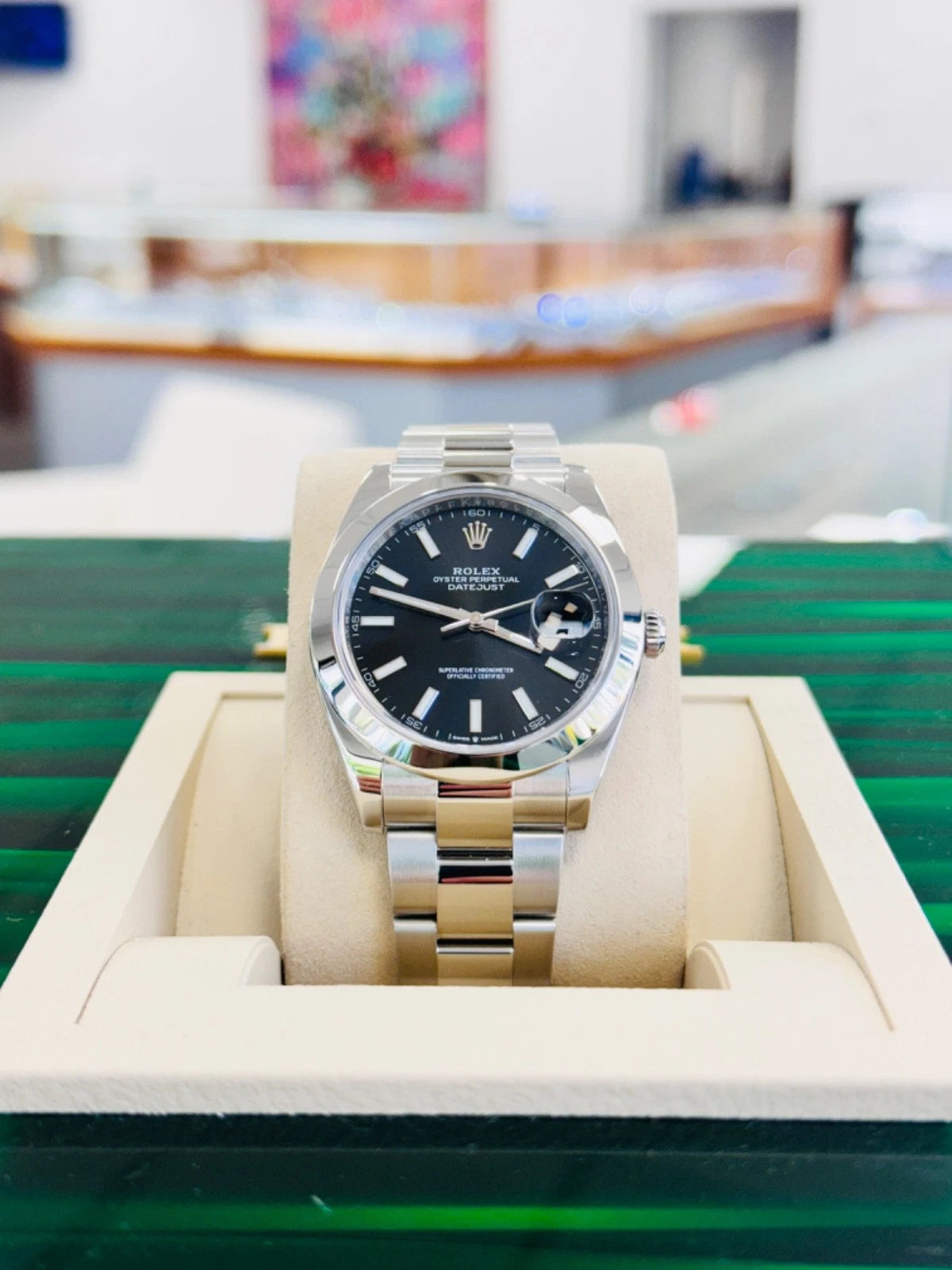 Rolex Just-Date Black Diall