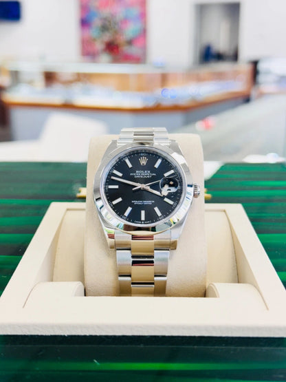 Rolex Just-Date Black Diall